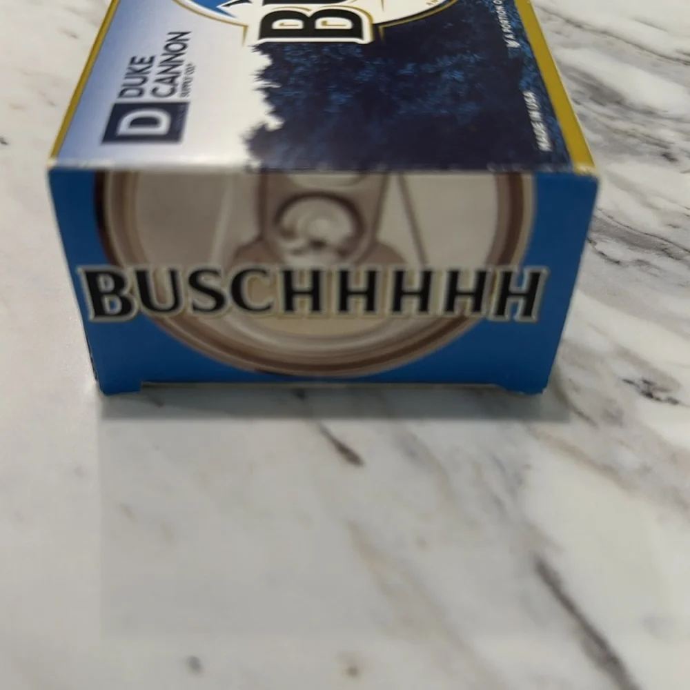 Duke Canon Busch Beer‎ Soap Refreshing Sandalwood Scent NIB